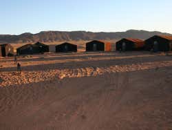 Acampamento no deserto de Zagora