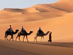 Deserto, passeando de camelo