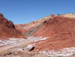 Caminho entre a Kasbah Telouet e Ait Ben Haddou