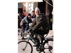 Passeando por Marrakech de bicicleta