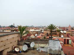 Palácio El-Badi, vista da muralha
